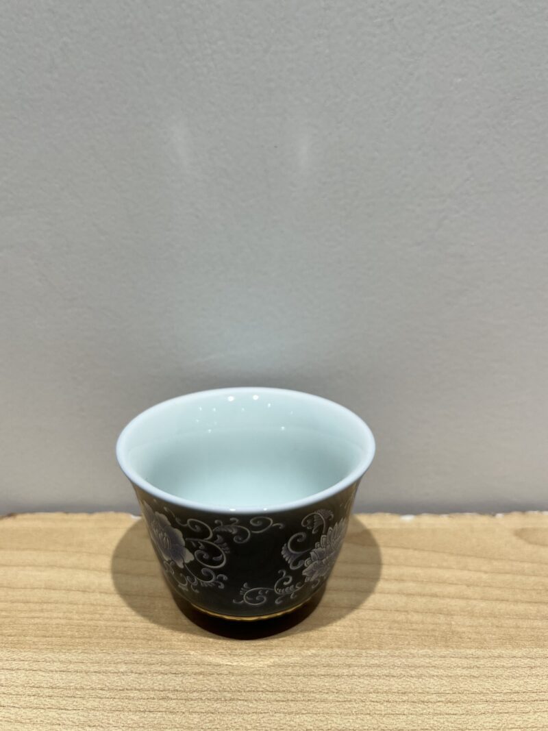 TAZA DE TÉ CON ORQUÍDEA 指登兰藤花杯