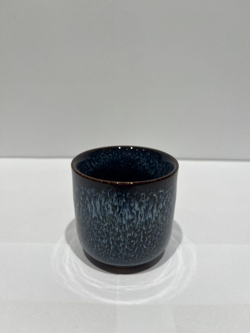 TAZA DE TÉ AZUL 窑变蓝平口杯