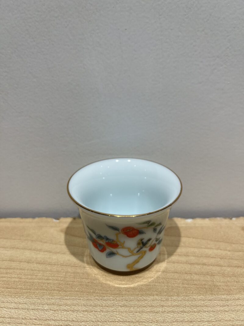 TAZA DE TÉ CON ARBOL DE CAQUI 柿柿如意杯