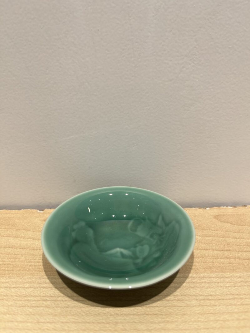 TAZA DE TÉ CELADÓN CON ESMALTE VERDE 绿釉单杯